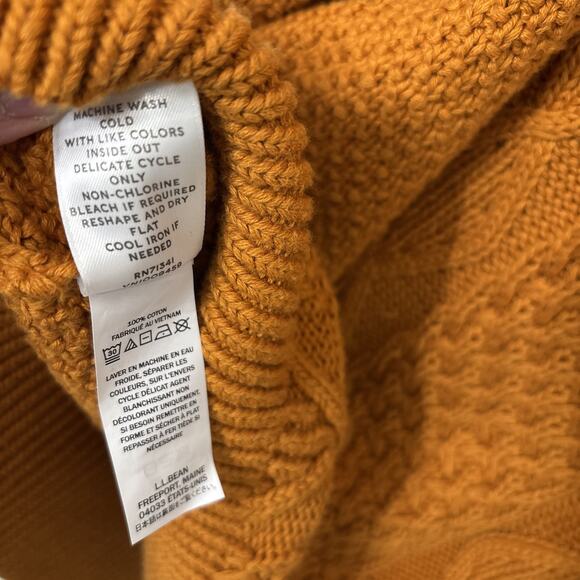 L.L. Bean Women's Cowl Neck Sweater - Rust - Picture 5 of 9